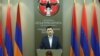 Armenia - Eduard Sharmazanov, spokesman for the ruling Republican Party, at a news conference in Yerevan, 14May2017.