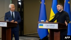 Президент України Володимир Зеленський і голова Європейської Ради Антоніу Кошта, зустріч у вересні 2025 року