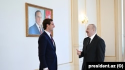 Ադրբեջանի նախագահ Իհլամ Ալիևը և ԱՄՆ պետքարտուղարի Տնտեսության և գործարարության հարցերով տեղակալ Քալեբ Օրը