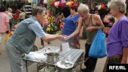 Беларусь: Раздача бясплатных абедаў бедным