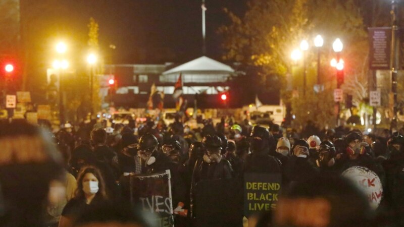Судири на протестите на поддржувачите на Трамп во Вашингтон 