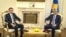 Kosovo: President Hashim Thaci meets with the leader of Vetevendosje, Albin Kurti.