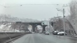 Ձյան տեղումները Երևանում խցանումների ու վթարների պատճառ են դարձել