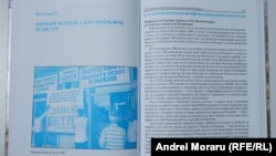 Pagini din cartea de istorie pentru clasa XI-a pentru elevi din stânga Nistrului