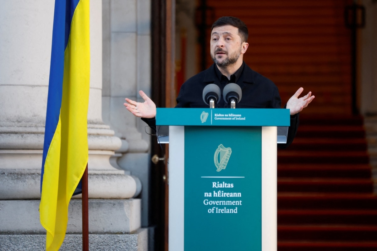 Зеленський закликав Ірландію взяти «активну участь» у своренні трибуналу через російську агресію