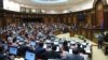 Armenia - President Serzh Sarkisian addresses the opening session of the new National Assembly, Yerevan, 31May2012.