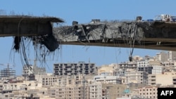 თეირანში დაბომბილი ხიდი(საილუსტრაციო ფოტო) 