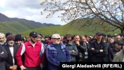 Сход жителей Панкисского ущелья, апрель 2019 г.
