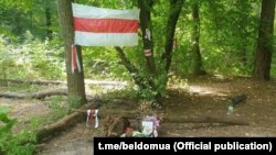 Месца гібелі Віталя Шышова ў Кіеве.