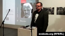 Валерій Каліновський на презентації книжки «Справа Бяляцького», Мінськ, 17 січня 2013 року