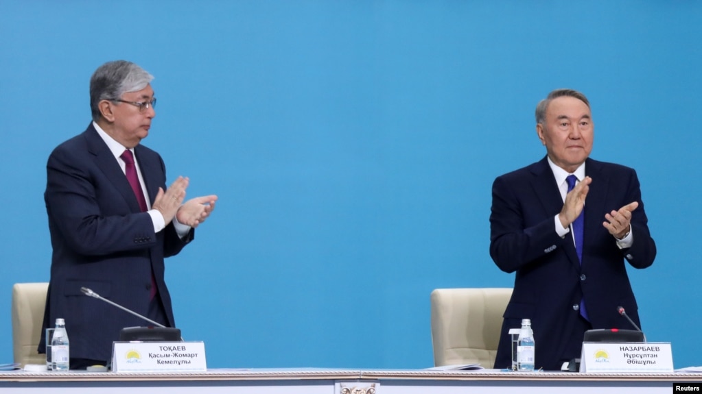Нұрсұлтан Назарбаев пен Қасым-Жомарт Тоқаев. 2019 жылдың наурызы.