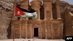 نمایی از شهر پترا در اردن