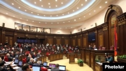 Armenia -- A session of parliament.