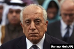 U.S. peace envoy Zalmay Khalilzad. (file photo)