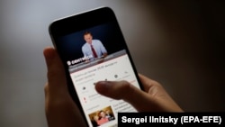 YouTube-da A.Navalnının etiraz aksiyasına çağırdığı video, arxiv fotosu