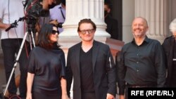 Bono Vox sa direktorom Sarajevo Film Festivala Mirsadom Purivatrom u Sarajevu 15 avgusta 2021.