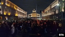 Протестът в София