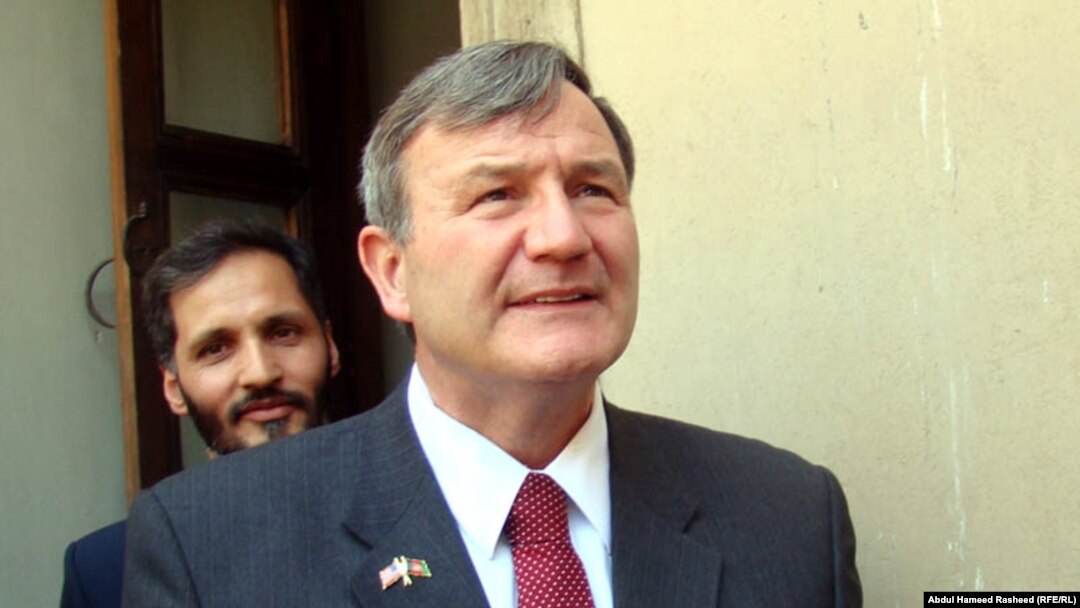 Outgoing U.S. Ambassador to Afghanistan Karl Eikenberry