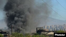 Հրդեհը անվադողերի գործարանում, Երևան, 6-ը օգոստոսի, 2013թ․