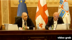 ზურაბ აბაშიძე (მარცხნივ) და გიორგი ახვლედიანი
