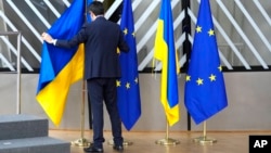 "Ukraine will continue to need [the] EU's long-term commitment and support to secure its free and democratic European future," the European External Action Service says in a discussion paper seen by RFE/RL.