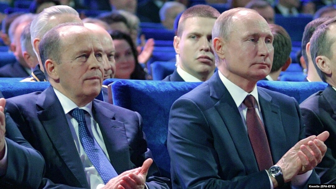 Vladimir Putin, alături de Aleksandr Bortnikov, director FSB pus pe lista sancțiunilor UE pentru implicare în otrăvirea lui Alexei Navalnîi