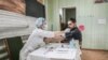 Ucraina: vaccinarea anti Covid-19 a militarilor, 9 martie 2021.