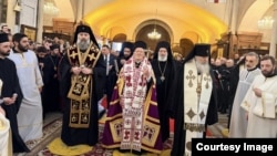 წესის აგების შემდეგ მსოფლიო პატრიარქმა საზოგადოებას სიტყვით მიმართა.