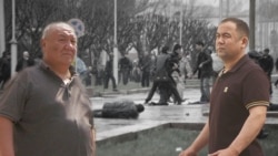 Апрель окуясынын катышуучулары Бакыт Тургунбаев жана Алмаз Акчекеев. (коллаж)