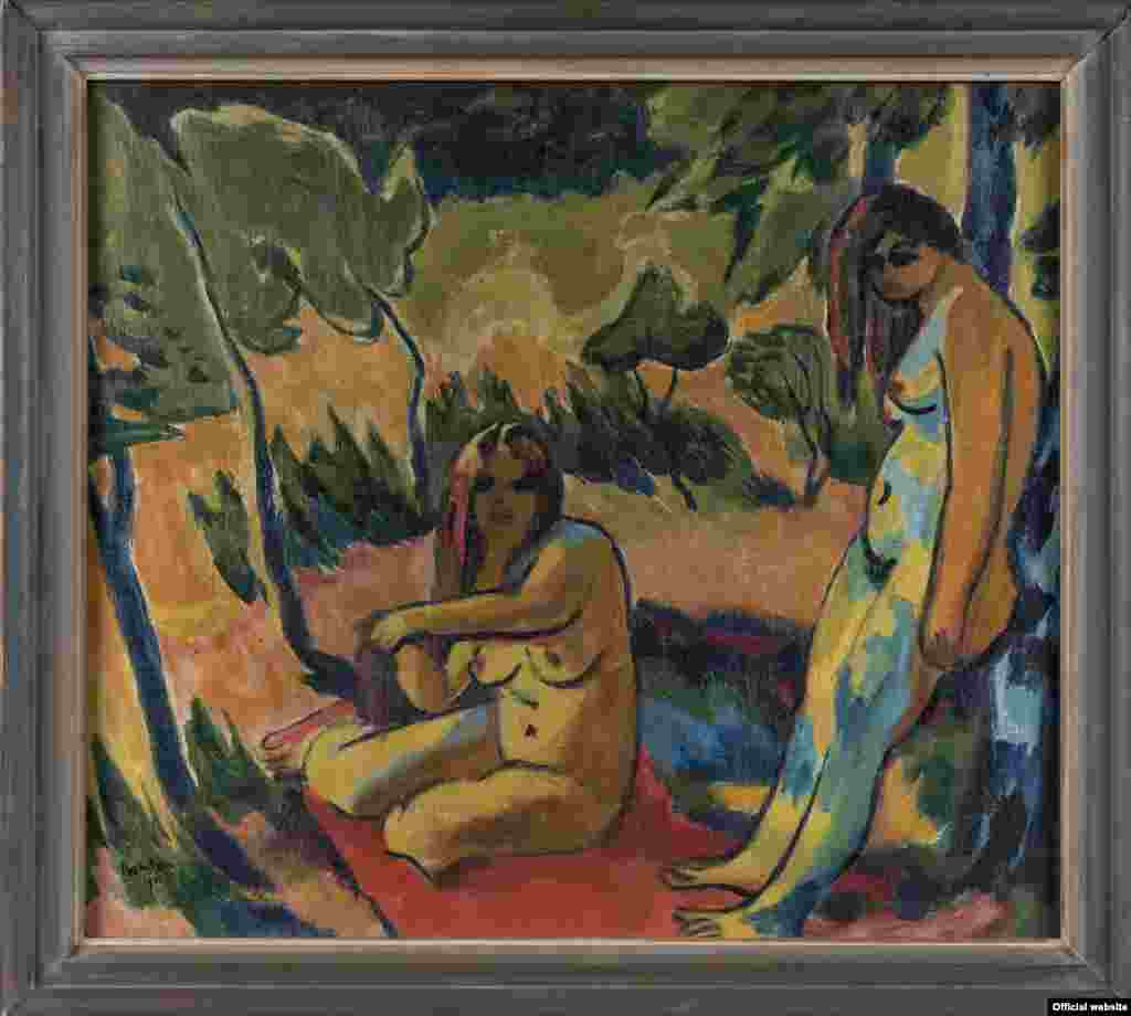 Max Pechstein, Femei la marginea pădurii, 1911