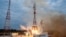 A Soyuz 2.1b rocket with the Luna-25 lander blasts off from the launch pad at Russia's Vostochny cosmodrome on August 11.