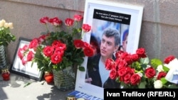 Місце загибелі опозиційного російського політика Бориса Нємцова