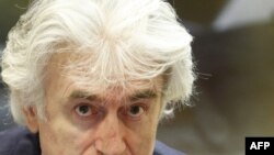 Radovan Karadžić u sudnici Haškog tribunala, arhivska fotografija