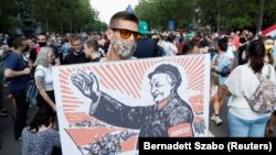 Protest împotriva înființării universității chinezești, Budapesta, 5 iunie 2021