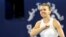 Simona Halep după victoria în turneul WTA din Dubai, în 2020.