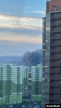 Атака дронов, Петербург, 18 октября