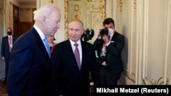 Շվեյցարիա - ԱՄՆ նախագահ Ջո Բայդենը և Ռուսաստանի նախագահ Վլադիմիր Պուտինը հանդիպում են Ժնևում, 16-ը հունիսի, 2021թ․