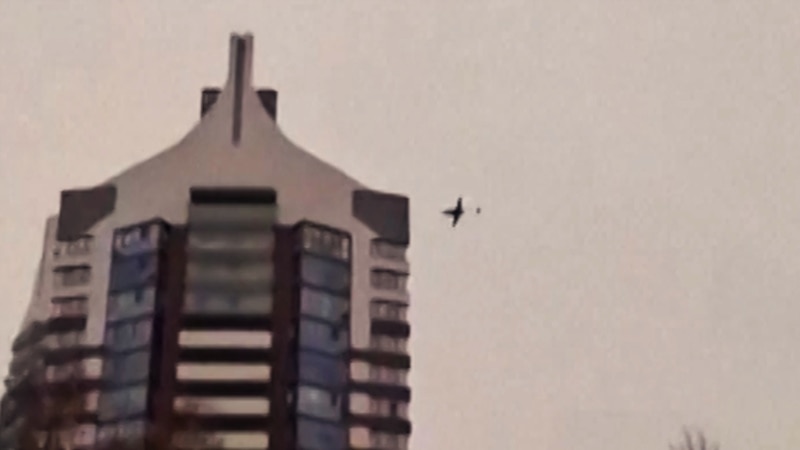 Drones Hit High-Rise Buildings In Russian City