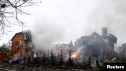 Наслідки російської атаки в передмісті Києва, 22 лютого 2026 року