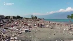 Imagini ale dezastrului creat de tsunami în insula indoneziană Sulawezi