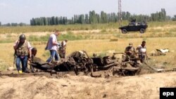 Түркия -- Полиция кызматкерлери чабуулга кабылган жер. 8-сентябрь, 2015