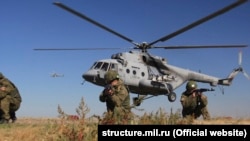 Учения российской армии в Крыму