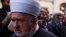Former Grand Mufti Mustafa Ceric arrives for a ceremony at a mosque in Sarajevo in 2012.