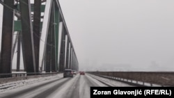 Pančevački most, Beograd, Srbija, 8. januar 2026. 