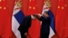 Kineski predsednik Si Đinping odlikovao je predsednika Srbije Aleksandra Vučića Ordenom prijateljstva, najvišim kineskim državnim odlikovanjem za strane državljane, u Pekingu, Kina, 25. maja 2026.
