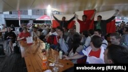 Футбол у Менску: Польшча - Расея