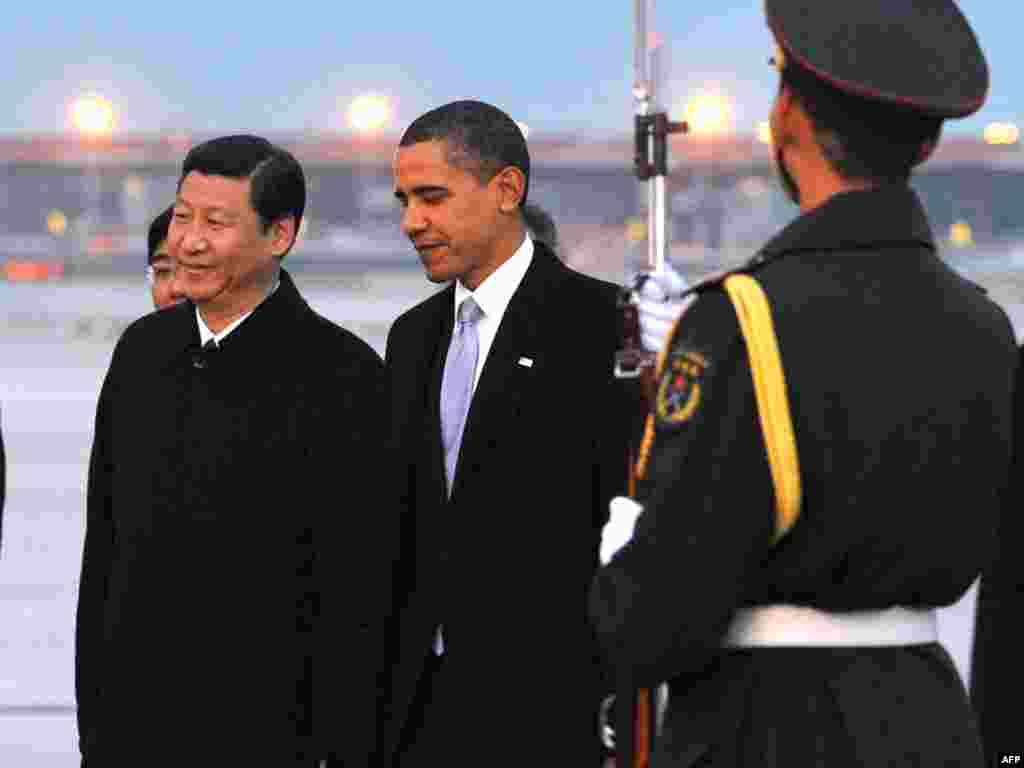 Претседателот на САД Барак Обама и кинескиот потпретседател Кси Џинпинг - Hkg2962331 Object name 