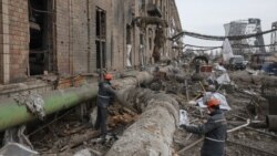 Зруйнована внаслідок російських атак Дарницька ТЕЦ. Київ, 4 лютого 2026 року