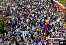 28 მარტი, ატლანტა, საპროტესტო აქცია "არა მეფეებს"