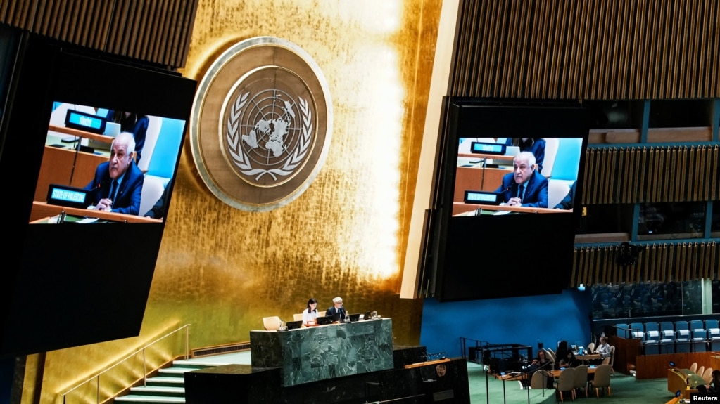 آمریکا، اسرائیل و هشت کشور دیگر به قطعنامهٔ تشکیل کشور مستقل فلسطینی رای مخالف دادند